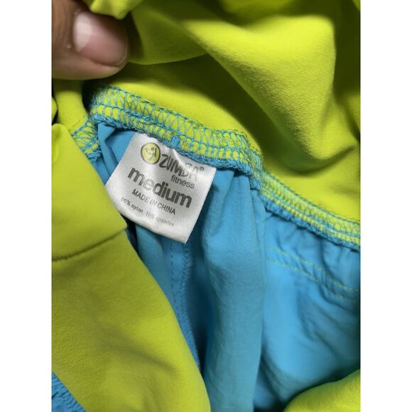 Zumba Pants Womens Medium Blue Cargo Pocket Lightweight Joggers (read) - Picture 6 of 7